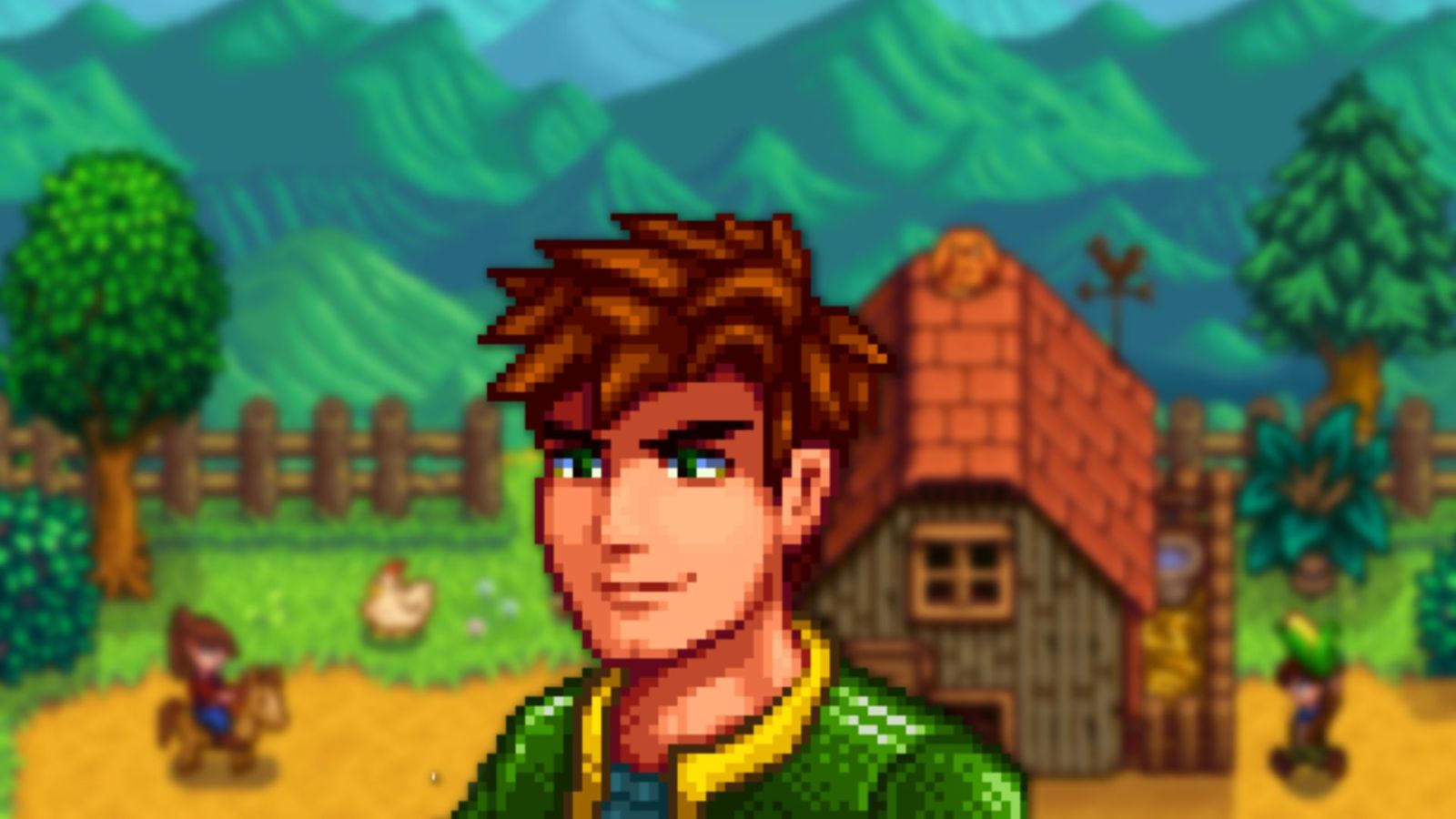 Alex dans Stardew Valley.