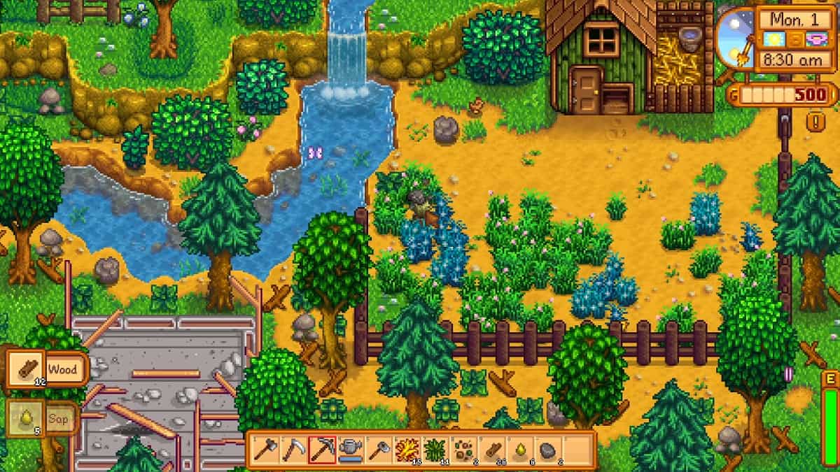 Le gazon est utile aux animaux dans Stardew Valley.