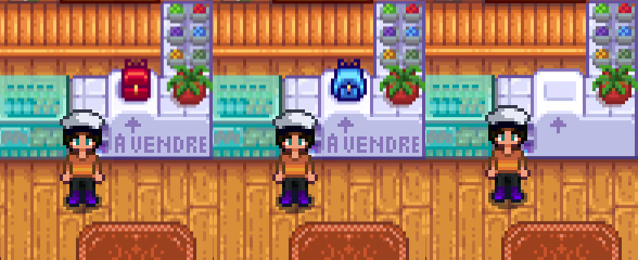 Il existe plusieurs types de sacs dans Stardew Valley.