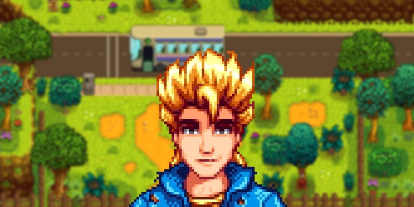 Sam dans Stardew Valley.