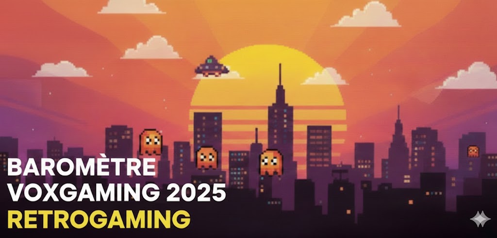 illustration Baromètre VoxGaming rétrogaming 2025