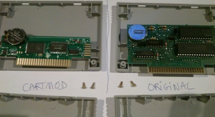 différence entre cartmod et original SNES