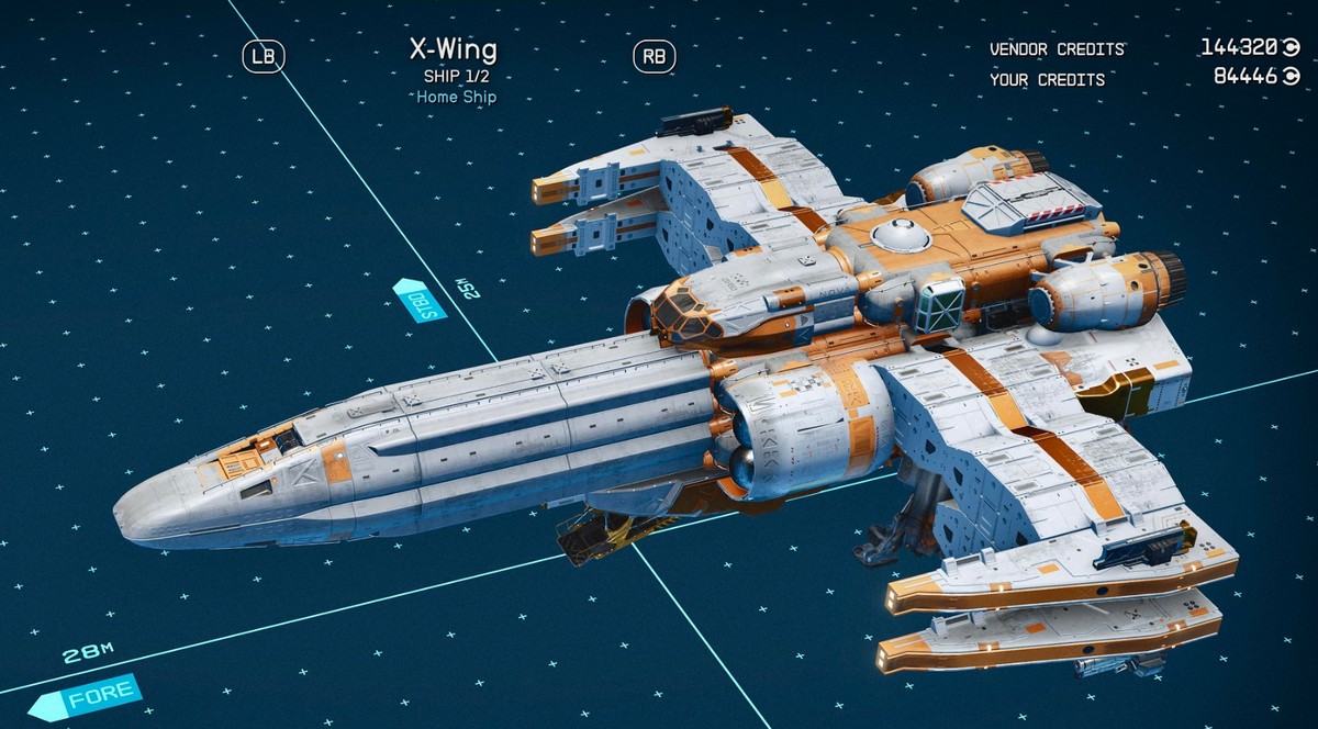 X WING dabs Starfield