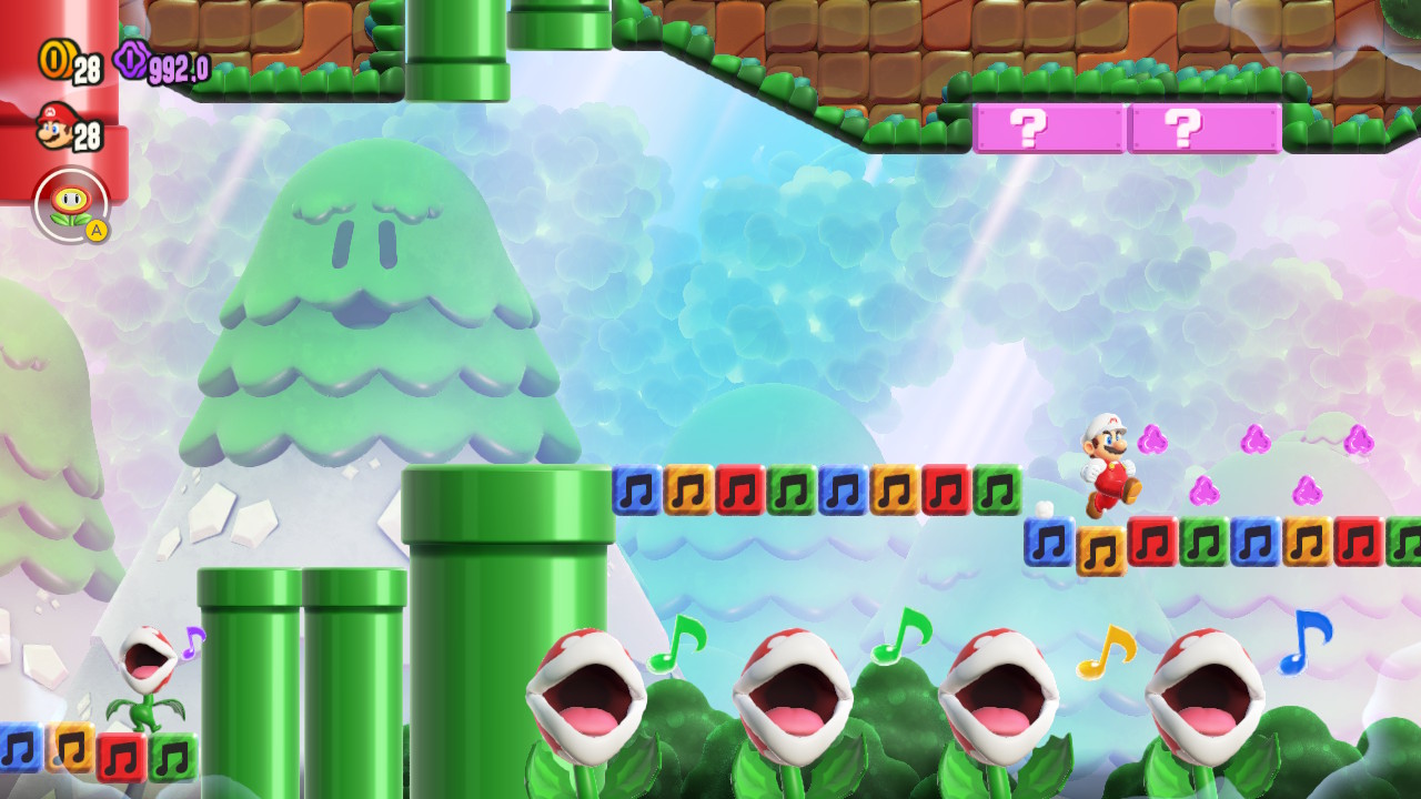 Niveau 2 de Mario Wonder