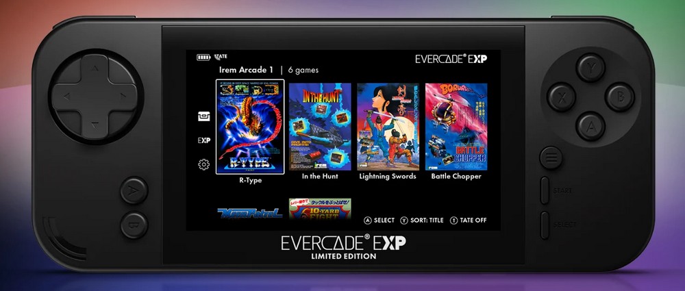 Edition limitée Evercade EXP noire