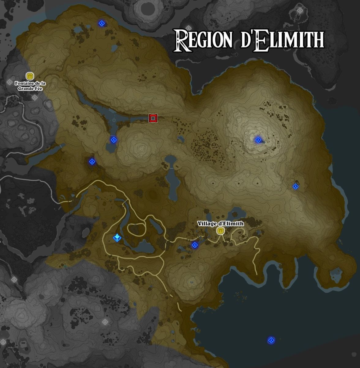 carte région Elimith