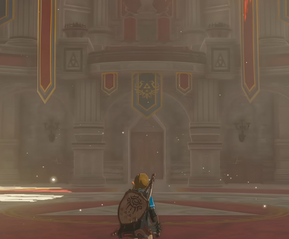 Link dans la salle du trone