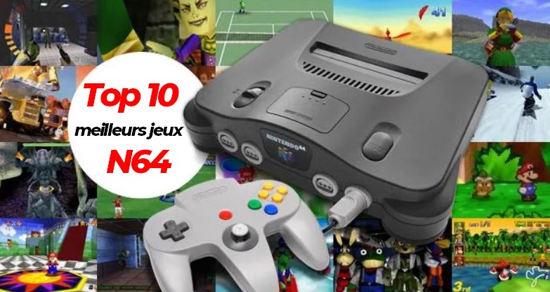 illustration Top 10 des meilleurs jeux de la N64 (Nintendo 64)